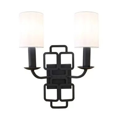 Applique SABINA 2x40W MAX E14 Noir ELSTEAD LIGHTING HK-SABINA2-BK