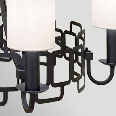 Lustre SABINA 5x40W MAX E14 Noir ELSTEAD LIGHTING HK-SABINA5-BK