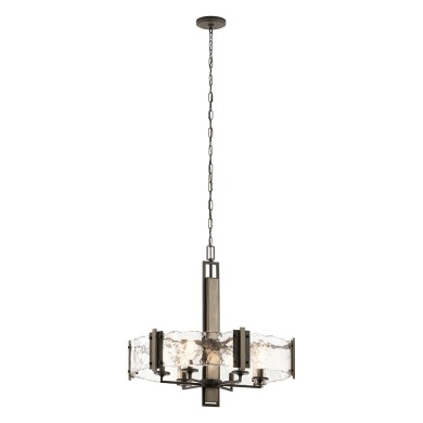 Lustre ABERDEEN 6x40W MAX E14 Bois gris & bronze ELSTEAD LIGHTING KL-ABERDEEN6-OZ