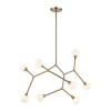 Suspension CASSISUS L 3W G9 Bronze Champagne ELSTEAD LIGHTING KL-CASSIUS-8P-CPZ