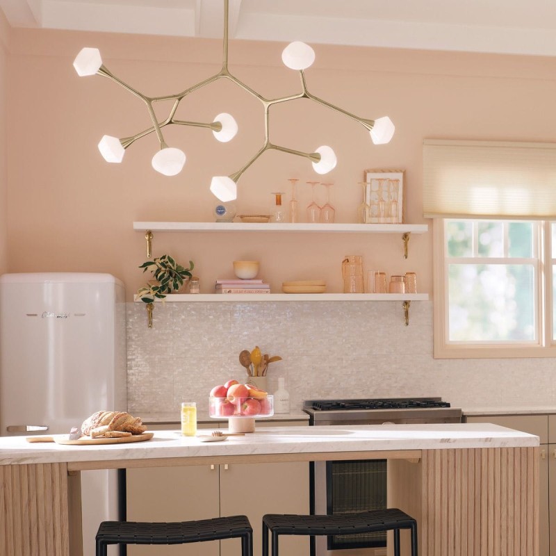 Suspension CASSISUS L 3W G9 Bronze Champagne ELSTEAD LIGHTING KL-CASSIUS-8P-CPZ