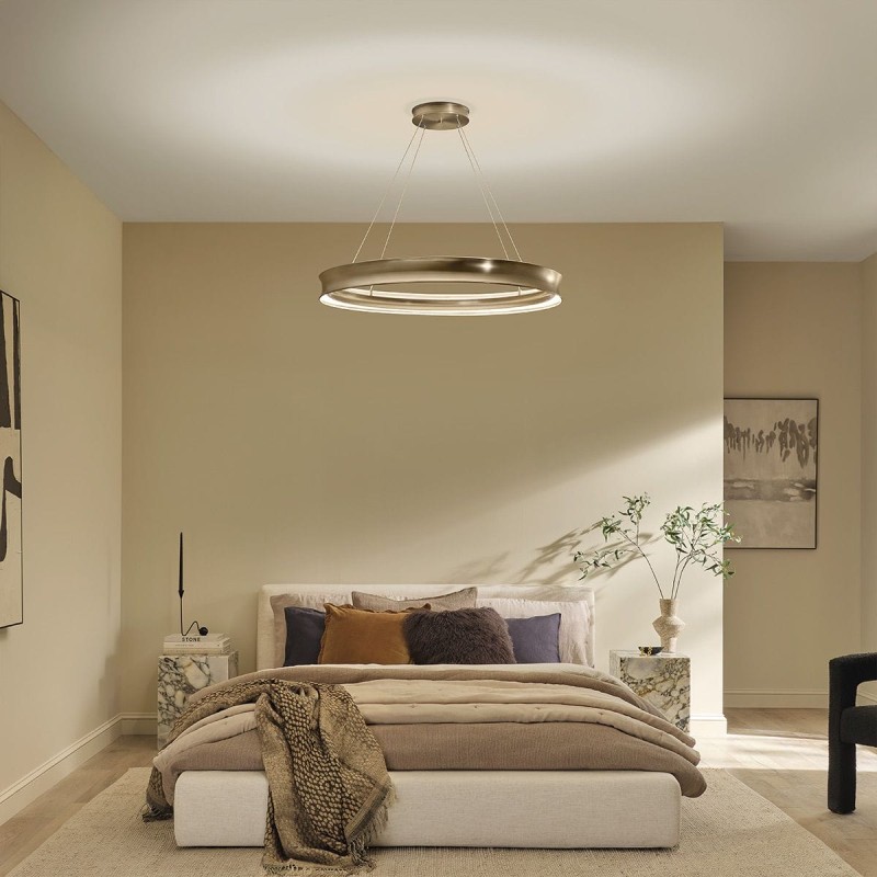 Suspension LAROUSSE 110W LED Bronze Champagne ELSTEAD LIGHTING KL-LAROUSSE-LED-L-CPZ