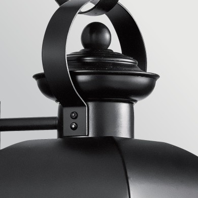 Applique Extérieur MOUNT VERNON L 60W MAX E27 Noir ELSTEAD LIGHTING KL-MOUNT-VERNON2-L-BK