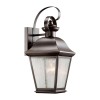 Applique Extérieur MOUNT VERNON M 60W MAX E27 Bronze ELSTEAD LIGHTING KL-MOUNT-VERNON2-M-OZ