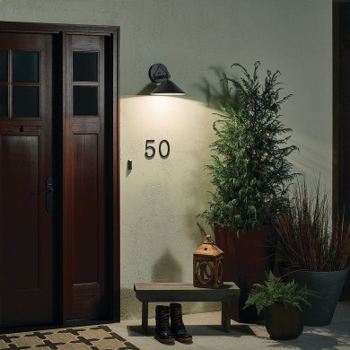 Applique Extérieur RIPLEY L 60W MAX E27 Noir ELSTEAD LIGHTING KL-RIPLEY2-M-BK