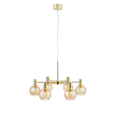 Suspension AMBRA Ambre 6x40W Max E14 MARKSLOJD 109153