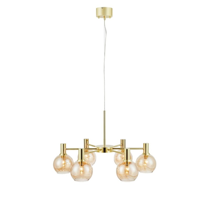 Suspension AMBRA Ambre 6x40W Max E14 MARKSLOJD 109153