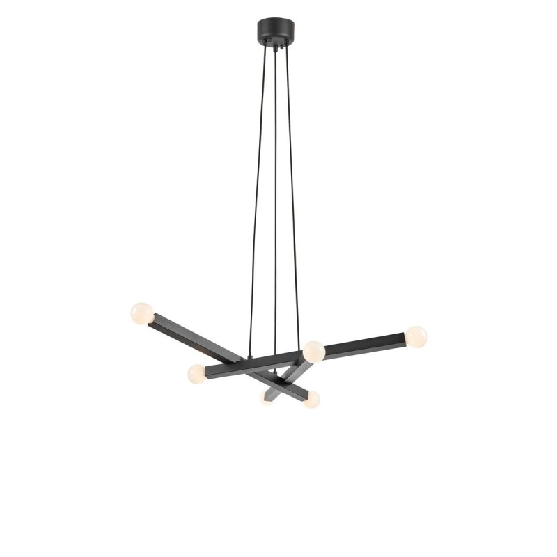 Suspension STACK Noir 6x40W Max E14 MARKSLOJD 109155