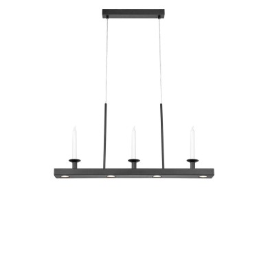 Suspension DINING Noir 4x4.9W LED MARKSLOJD 109158