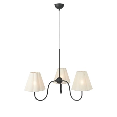 Suspension VEYA Beige 3x40W Max E14 MARKSLOJD 109172