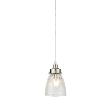 Suspension BELLIS Transparent et nickel satiné 40W Max E14 MARKSLOJD 109009