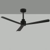 Ventilateur Plafond Gregal Noir 132cm ACB V2520040N