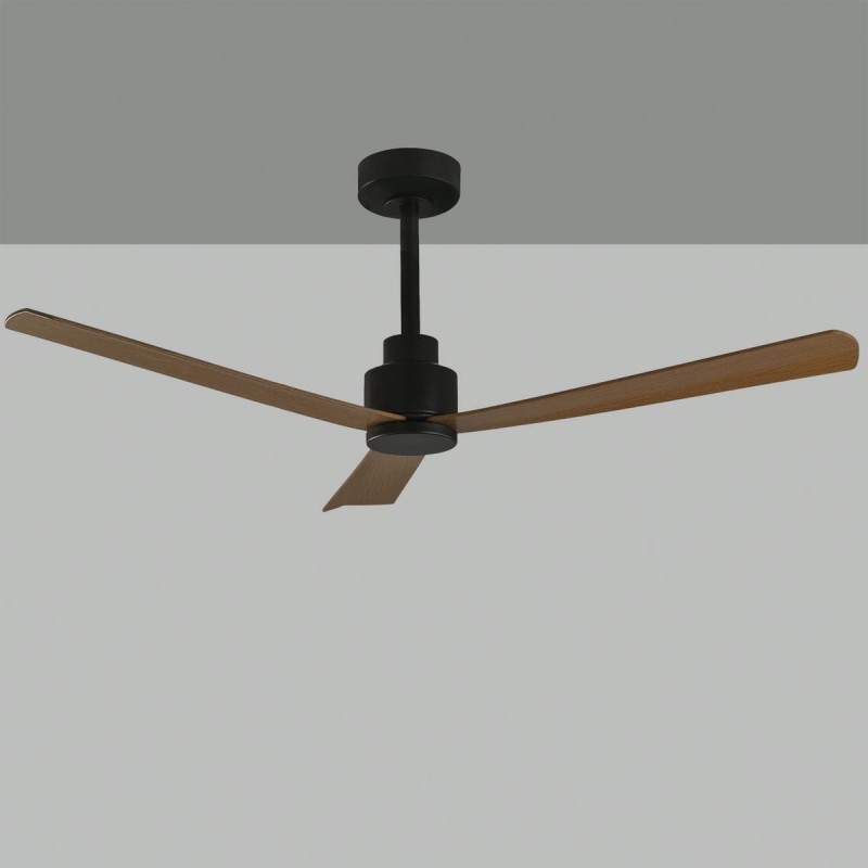 Ventilateur de Plafond Gregal Noir Noyer 132cm ACB V2520041N