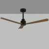 Ventilateur de Plafond Gregal Noir Noyer 132cm ACB V2520041N