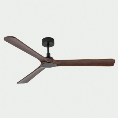 Ventilateur Plafond Rok Noir Noyer 132cm ACB V2518040N