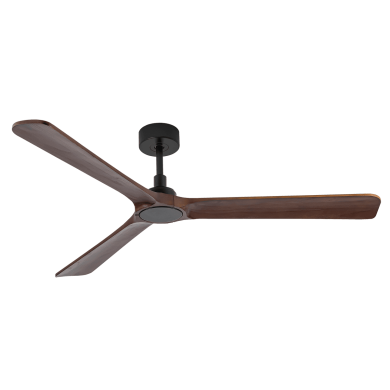 Ventilateur Plafond Rok Noir Noyer 132cm ACB V2518040N