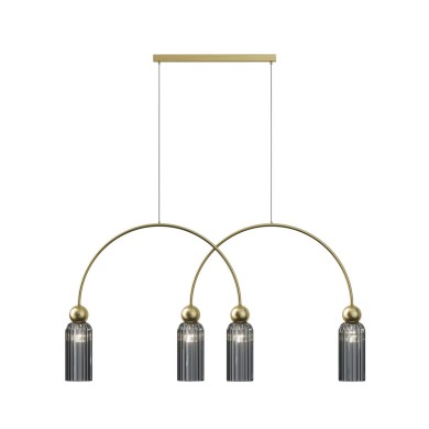 Suspension Antic Or Gris 4x40W MAYTONI MOD302PL-04GR