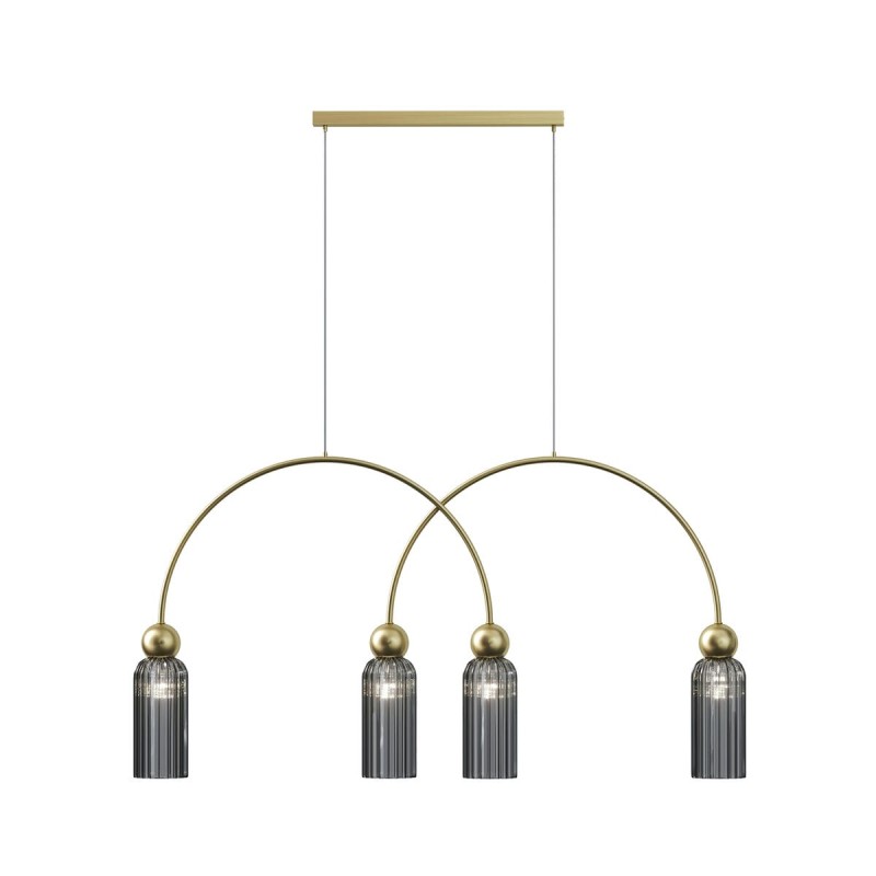 Suspension Antic Or Gris 4x40W MAYTONI MOD302PL-04GR