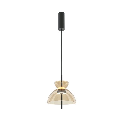 Suspension Bangkok Noir Cognac 12W Diabolo MAYTONI MOD185PL-L12CG3K2