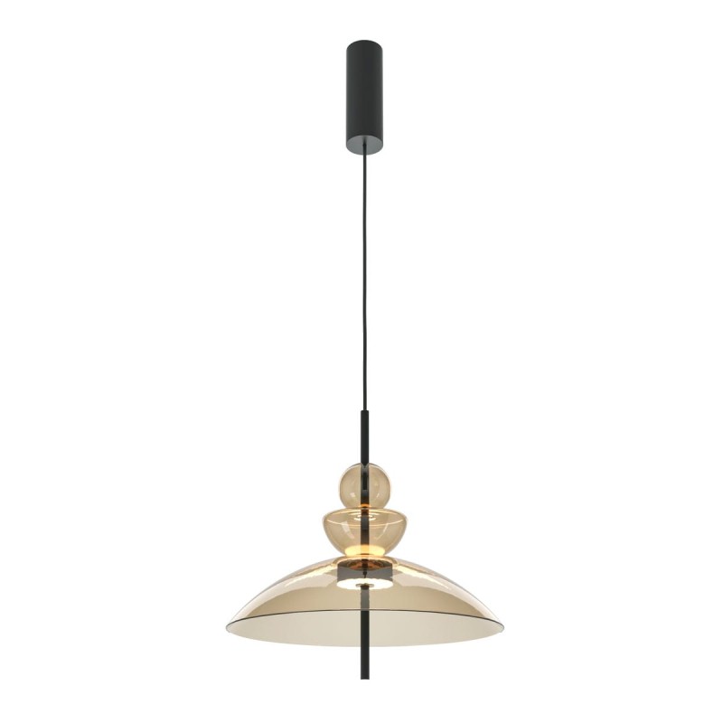 Suspension Bangkok Noir Cognac 12W Double MAYTONI MOD185PL-L12CG3K3
