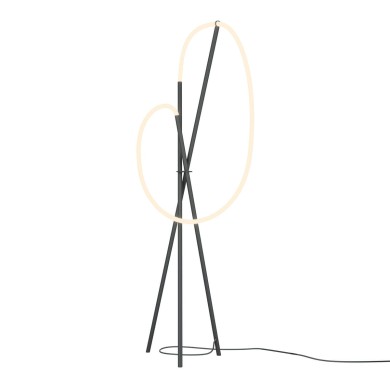 Lampadaire Crochet Noir Blanc 36W MAYTONI MOD369FL-L36B3K