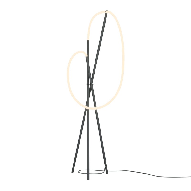 Lampadaire Crochet Noir Blanc 36W MAYTONI MOD369FL-L36B3K