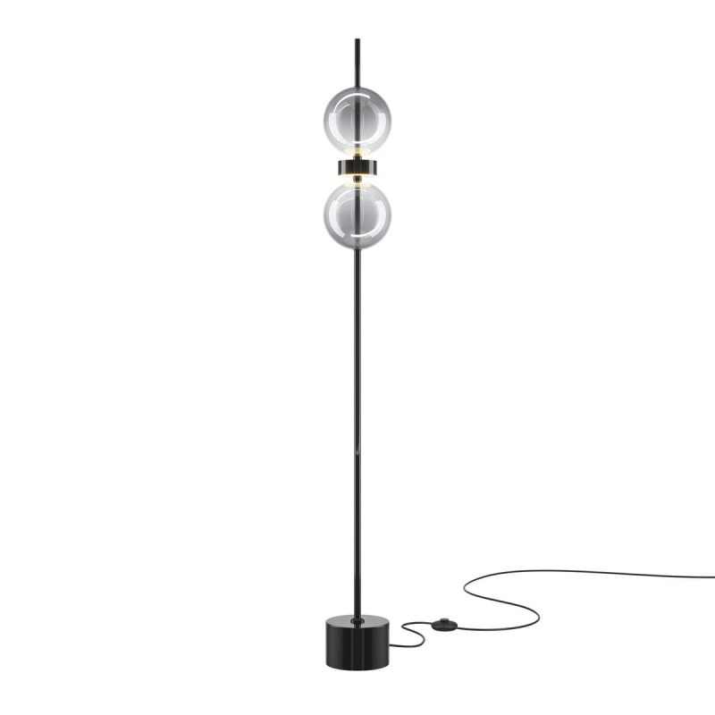 Lampadaire Double Moon Noir Fumé 15W MAYTONI MOD478FL-L15B3K