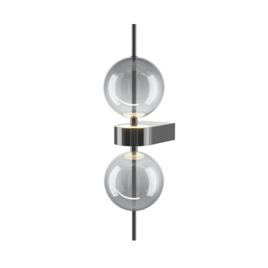 Applique Double Moon Noir Fumé 8W MAYTONI MOD478WL-L8B3K