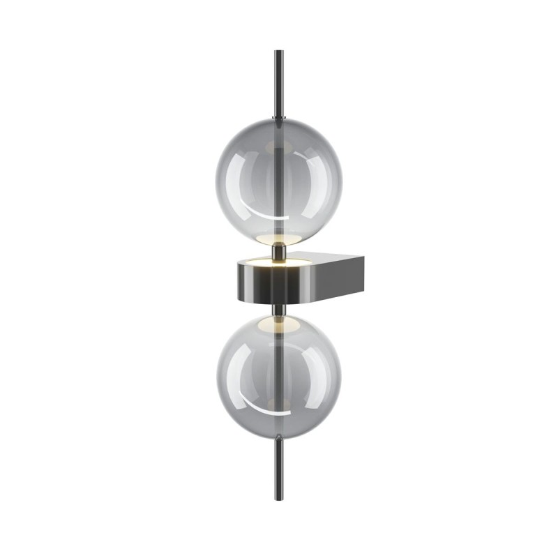 Applique Double Moon Noir Fumé 8W MAYTONI MOD478WL-L8B3K