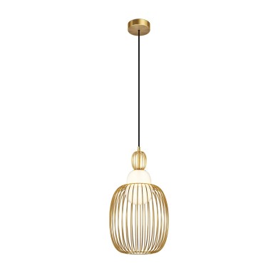 Suspension Levitation Laiton Blanc 40W long MAYTONI MOD376PL-01G1