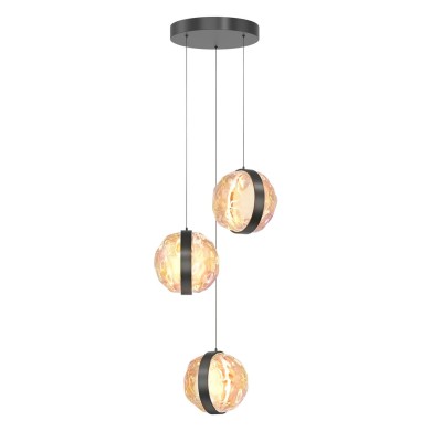 Suspension Misterio Noir Coloré 15W MAYTONI MOD379PL-L17B2.7K