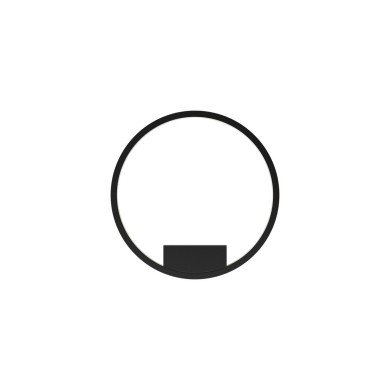 Applique Rim Noir Blanc 23W MAYTONI MOD058WL-L25BK