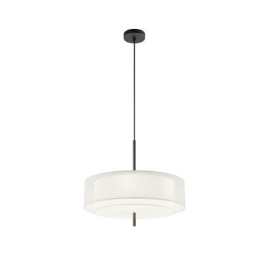 Suspension Bergamo Noir Transparent blanc 5x60W MAYTONI MOD613PL-05W1