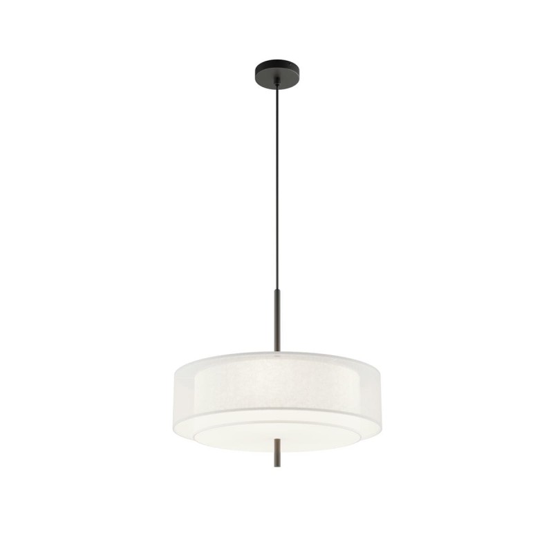 Suspension Bergamo Noir Transparent blanc 5x60W MAYTONI MOD613PL-05W1