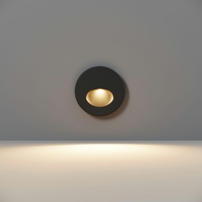 Spot Extérieur Bil Noir 3W MAYTONI O015SL-L3B3K