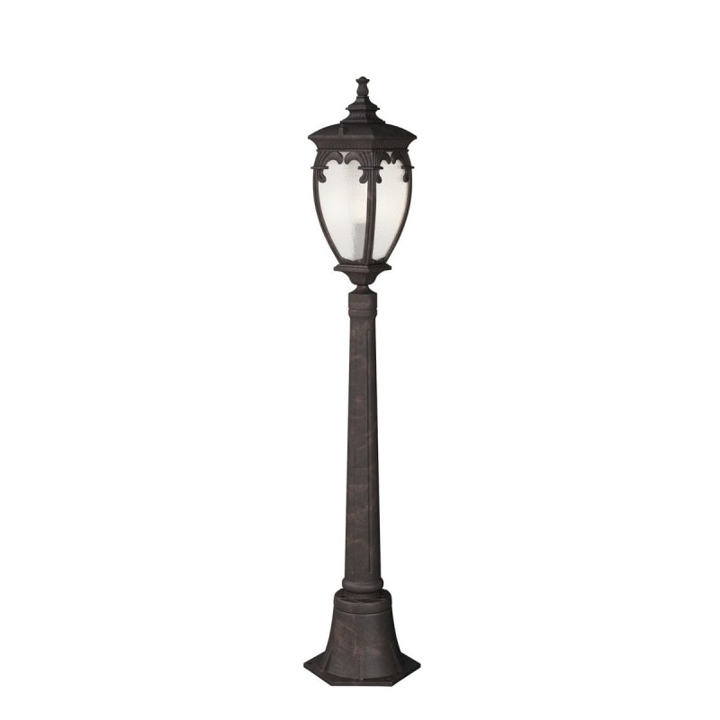 Borne Potelet Extérieur Fleur Bronze antique 60W MAYTONI O414FL-01BZ1