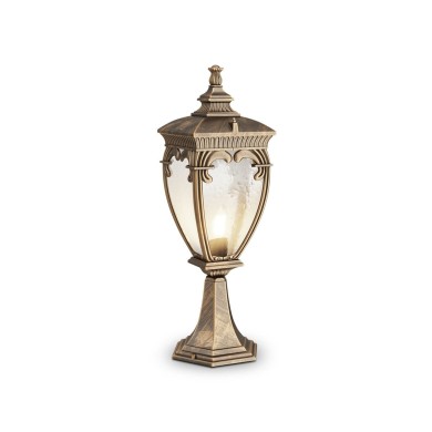 Borne Potelet Extérieur Fleur Noir or 60W H48 MAYTONI O414FL-01GB