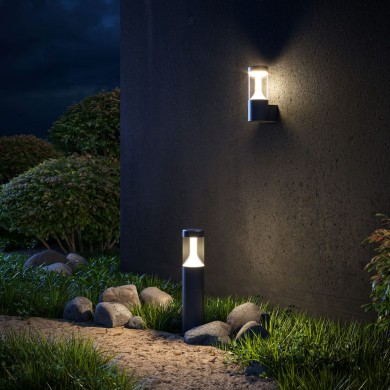 Borne Potelet Extérieur Koln Noir 8W H65 MAYTONI O590FL-L8B4K1