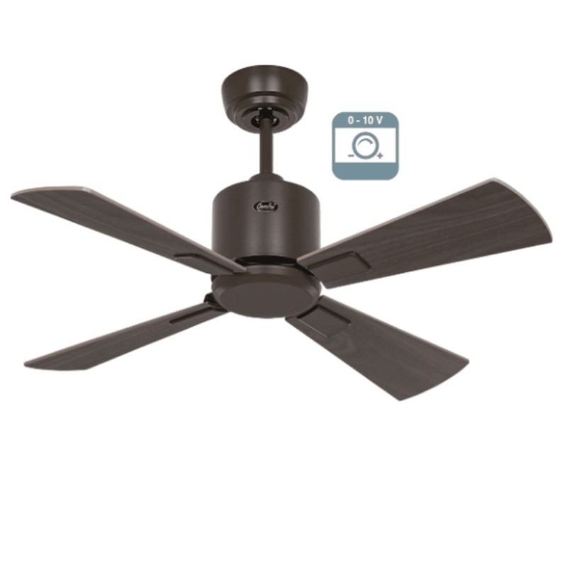 Ventilateur plafond Eco Neo III 92cm Bronze Noyer et Cerisier 0-10 Volts CASAFAN 9490111