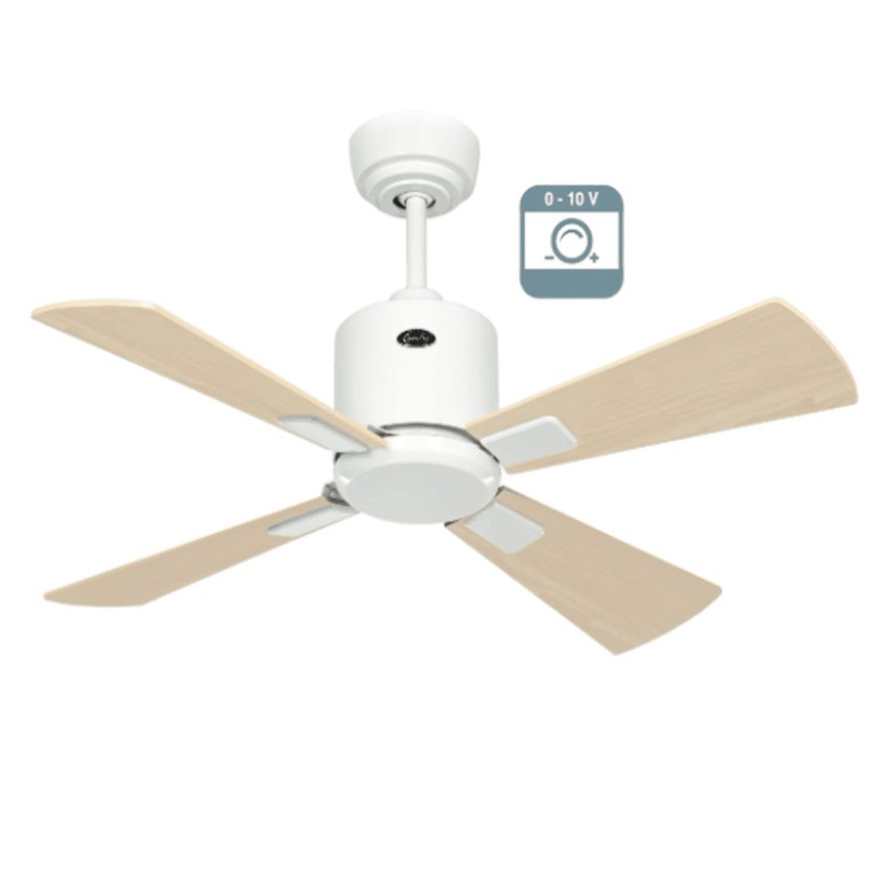 Ventilateur plafond Eco Neo III 92cm Blanc Érable et hêtre 0-10 Volts CASAFAN 9430211