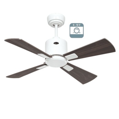 Ventilateur plafond Eco Neo III 92cm Blanc Noyer et Cerisier 0-10 Volts CASAFAN 9430111