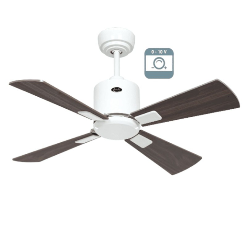 Ventilateur plafond Eco Neo III 92cm Blanc Noyer et Cerisier 0-10 Volts CASAFAN 9430111