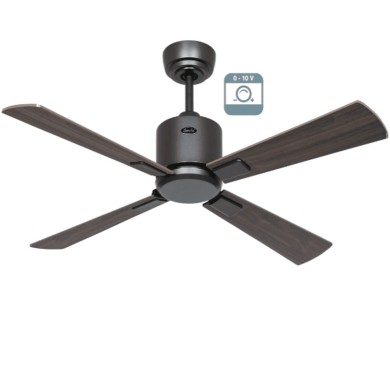 Ventilateur plafond Eco Neo III 103cm Gris Basalte Noyer et Cerisier 0-10 Volts CASAFAN 9521111