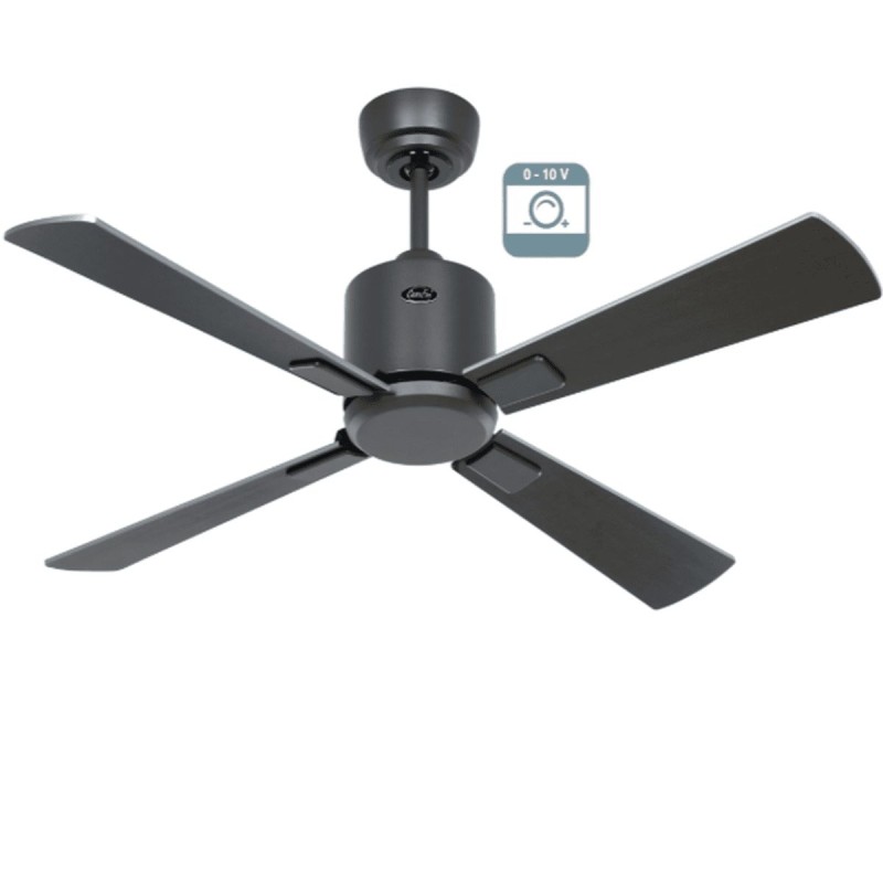 Ventilateur plafond Eco Neo III 103cm Gris Basalte Wengé et Argent 0-10 Volts CASAFAN 9521411