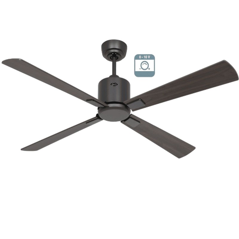 Ventilateur plafond Eco Neo III 132cm Gris Basalte Noyer et Cerisier 0-10 Volts CASAFAN 9522121