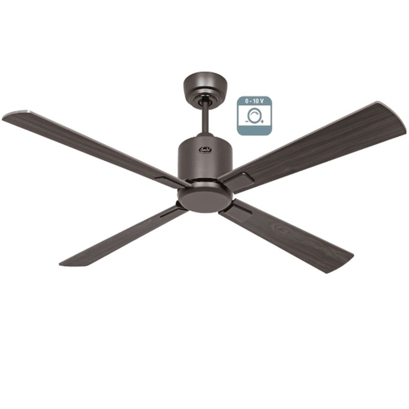 Ventilateur plafond Eco Neo III 132cm Bronze Noyer et Cerisier 0-10 Volts CASAFAN 9492121
