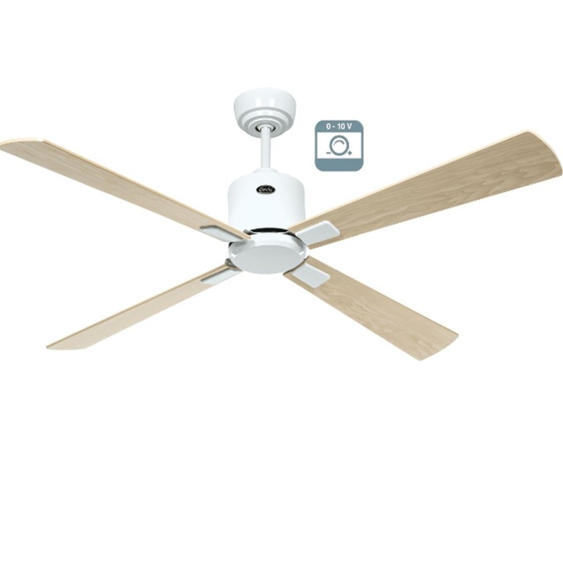 Ventilateur plafond Eco Neo III 132cm Blanc Érable et hêtre 0-10 Volts CASAFAN 9432221