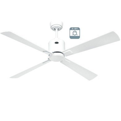 Ventilateur plafond Eco Neo III 132cm Blanc Blanc et gris clair 0-10 Volts CASAFAN 9432321