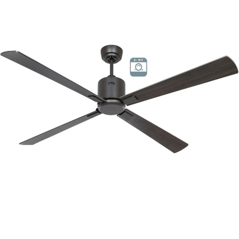 Ventilateur plafond Eco Neo III 152cm Gris Basalte Noyer et Cerisier 0-10 Volts CASAFAN 9523131
