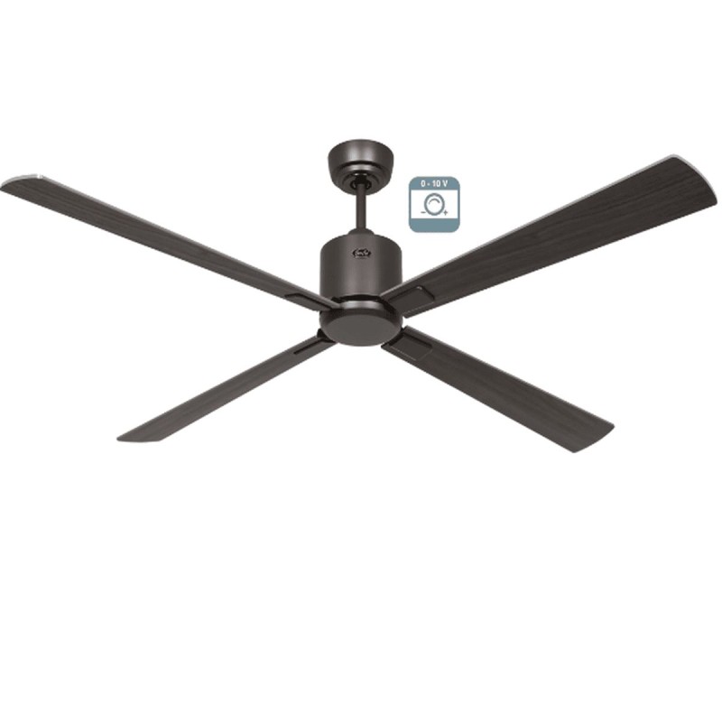 Ventilateur plafond Eco Neo III 152cm Bronze Noyer et Cerisier 0-10 Volts CASAFAN 9493131